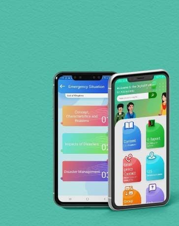 Digital Platform for Adolescent Emergency Situation and Home Page