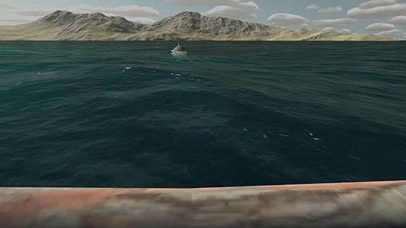 Shark Attack VR Game Sea Water View