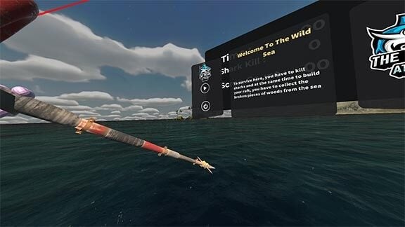 Shark Attack VR Game Welcome to Wild Sea