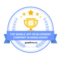 Top Mobile App Development Company Recognition Badge by Goodfirms