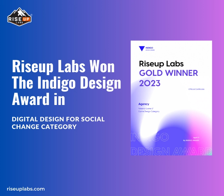 Inner thumbnail of Riseup Labs Won Indigo Design Award 2023 insight