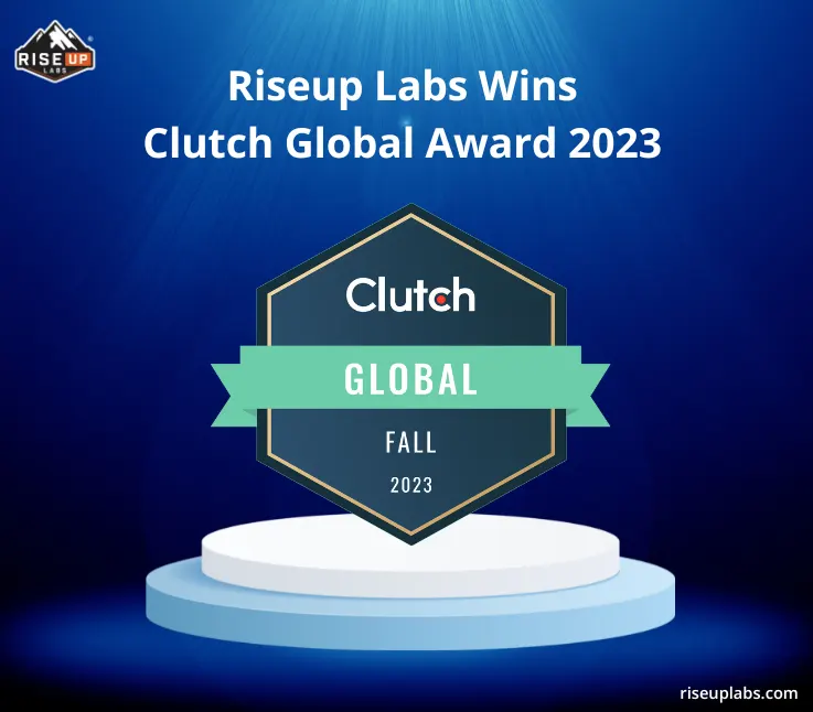 Inner thumbnail of Riseup Labs Won Clutch Global Award 2023 for Outstanding B2B Services insight