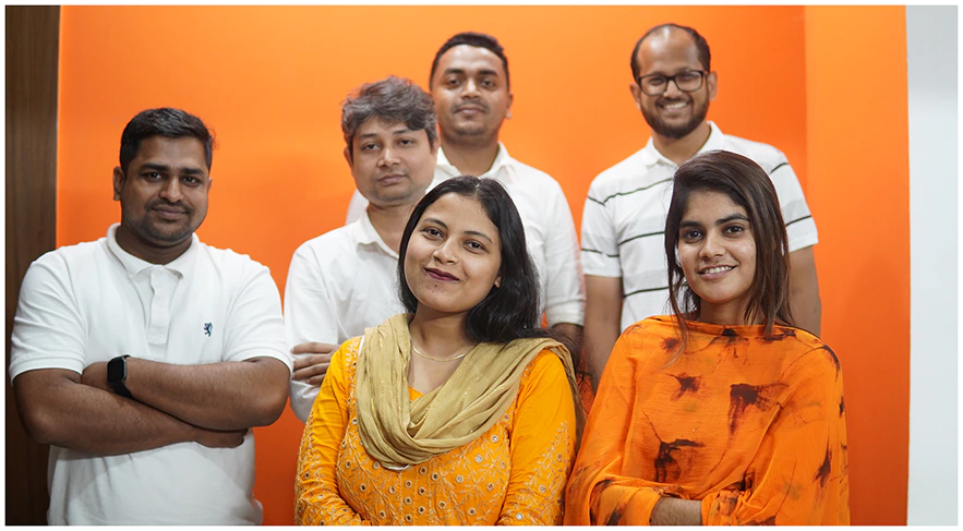 Team Riseup Labs at Color Day Event